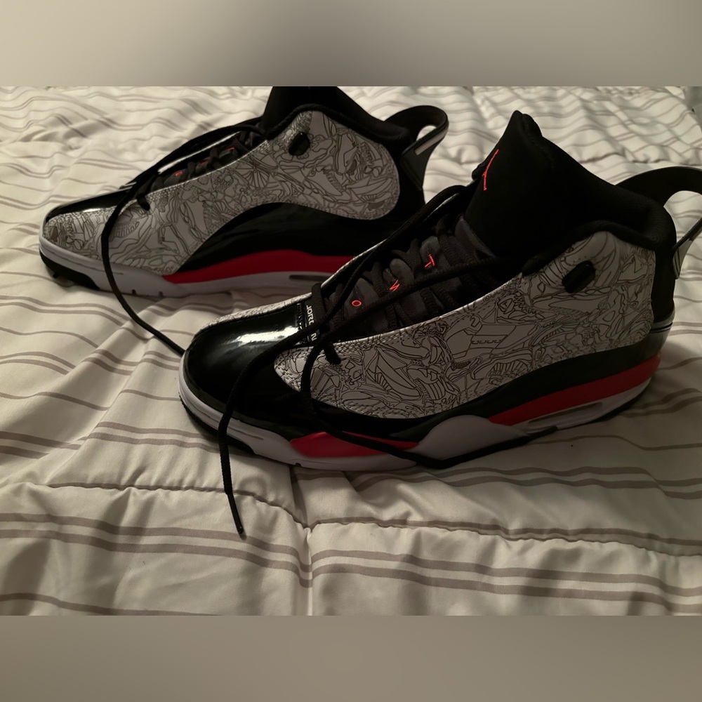Jordan Dub Zero Fire Red size 10.5